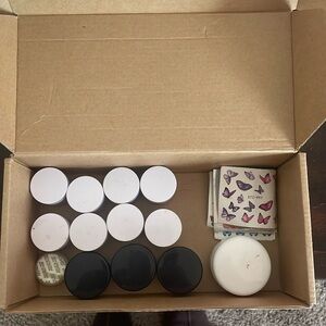 Acrylic powders and stickers